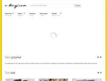 Tablet Screenshot of e-dergi.com